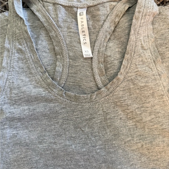 Fabletics Heather Gray Racerback Tank - XS - Picture 3 of 4
